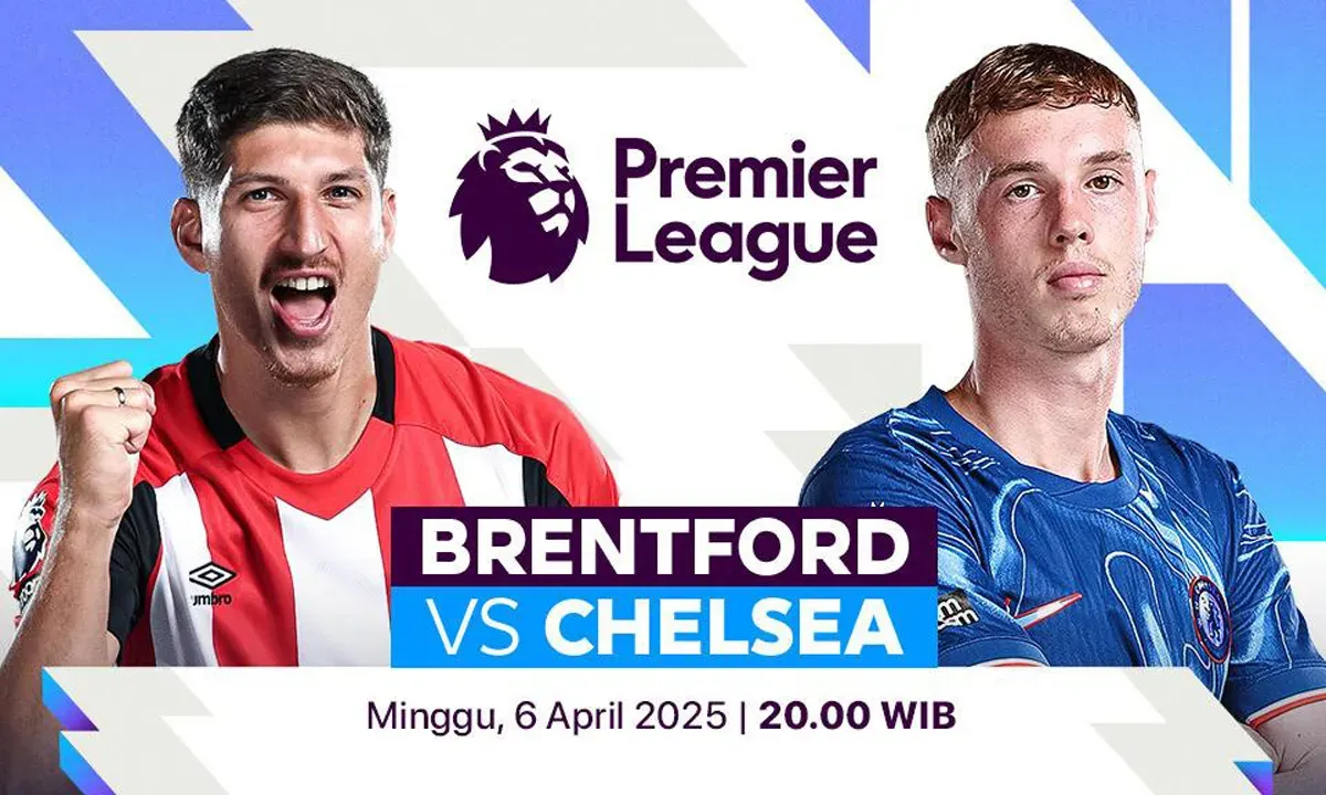 Link live streaming Brentford vs Chelsea di pekan 31 Premier League 2024-25. (Sumber: Vidio)