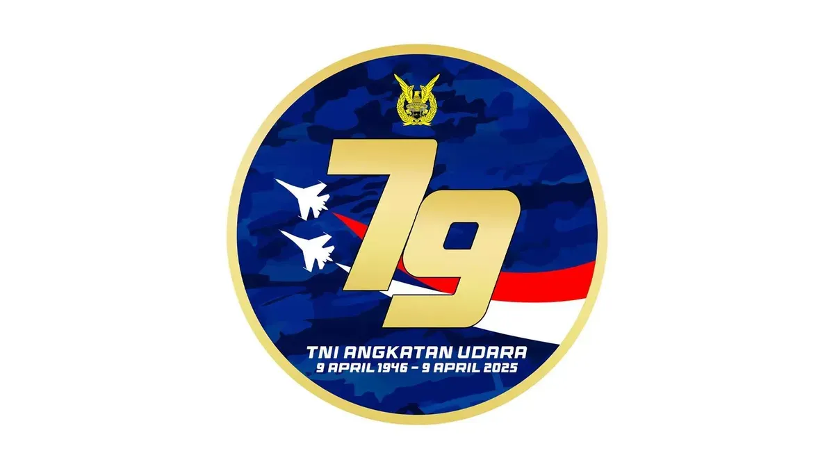 Hari TNI AU Diperingati 9 April, Begini Sejarah dan Tujuannya (Sumber: Logo HUT KE-79 TNI AU/tni-au.mil.id)
