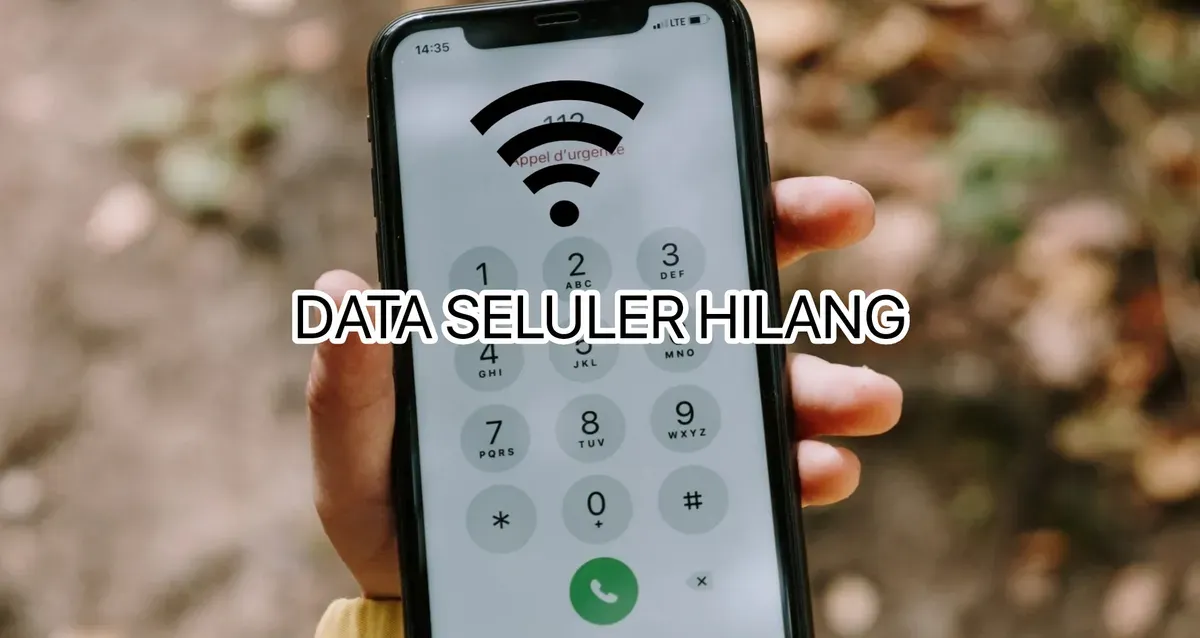 Cara mengatasi data seluler tidak mau muncul. (Canva)