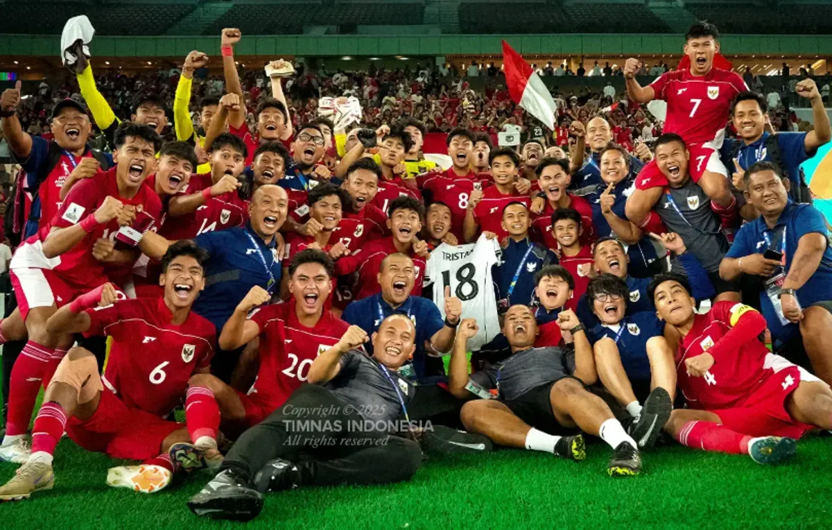 Timnas Indonesia masuk ke daftar tim yang dipastikan lolos ke Piala Dunia U17 2025. (Foto: kitagaruda.id)
