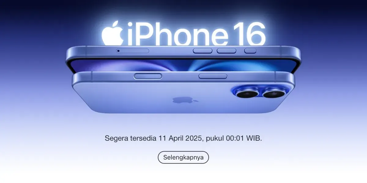 harga resmi iPhone 16 di Indonesia (Sumber: iBox)