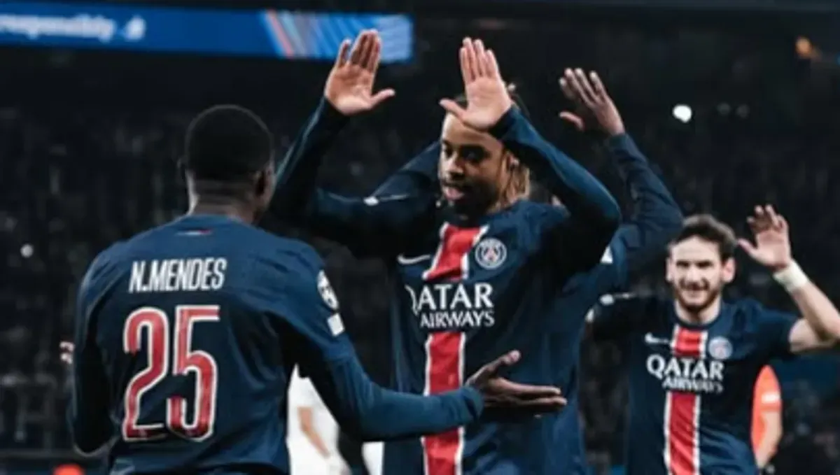 Menang 3-1, PSG mendapat modal berharga menjelang leg kedua di kandang Aston Villa. (Sumber: Instagram/@psg)