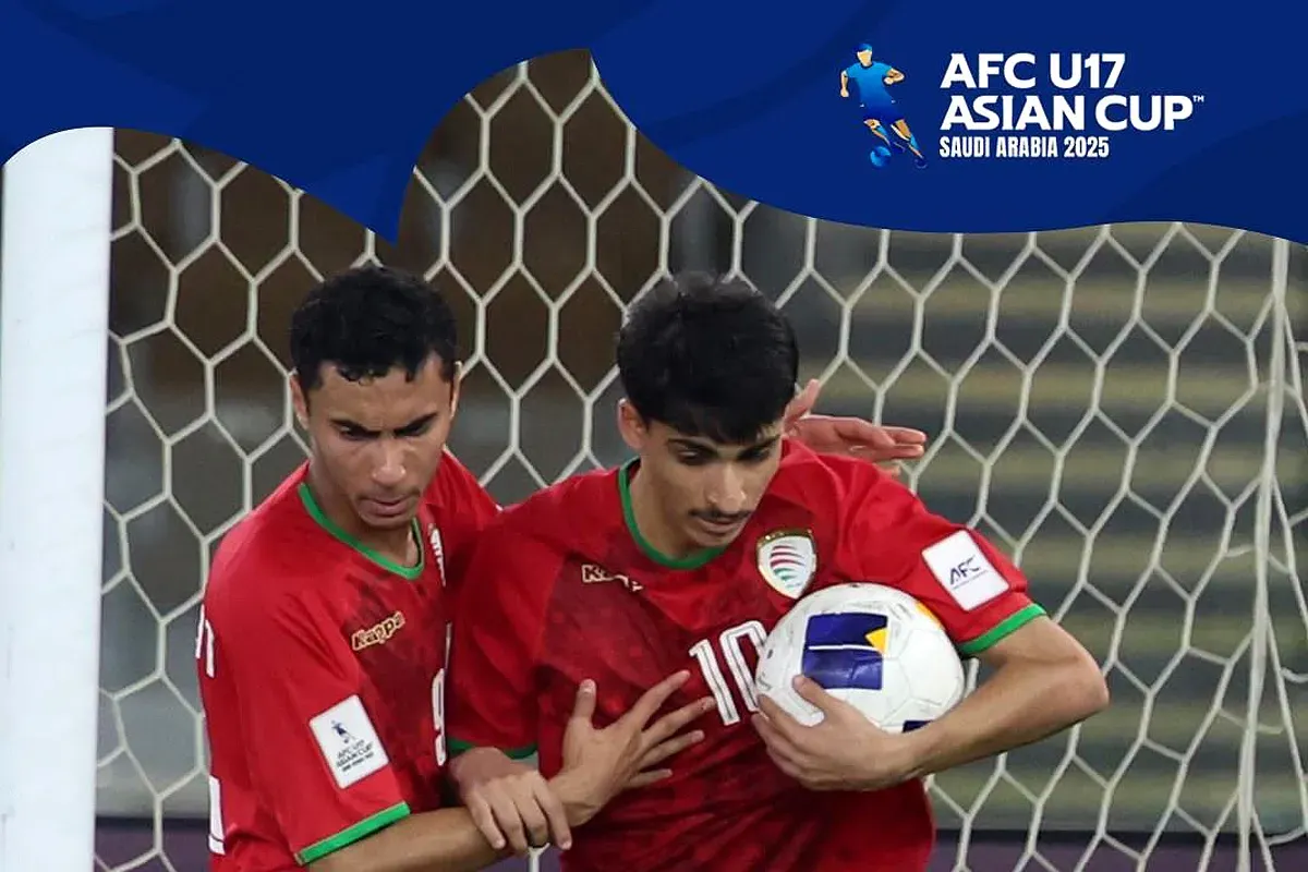 Timnas Oman U-17, salah satu kandidat lawan Indonesia di perempat final Piala Asia U-17 2025. (Sumber: Instagram @afcasiancup)