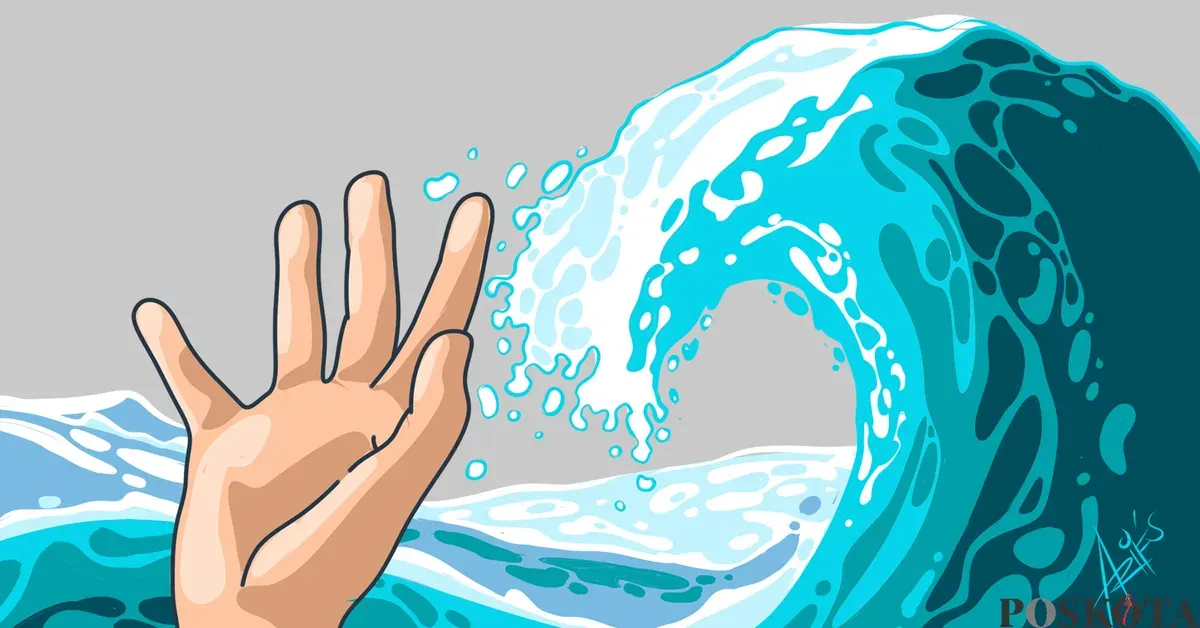 Ilustrasi tenggelam. (Sumber: Poskota/Arif Setiadi)