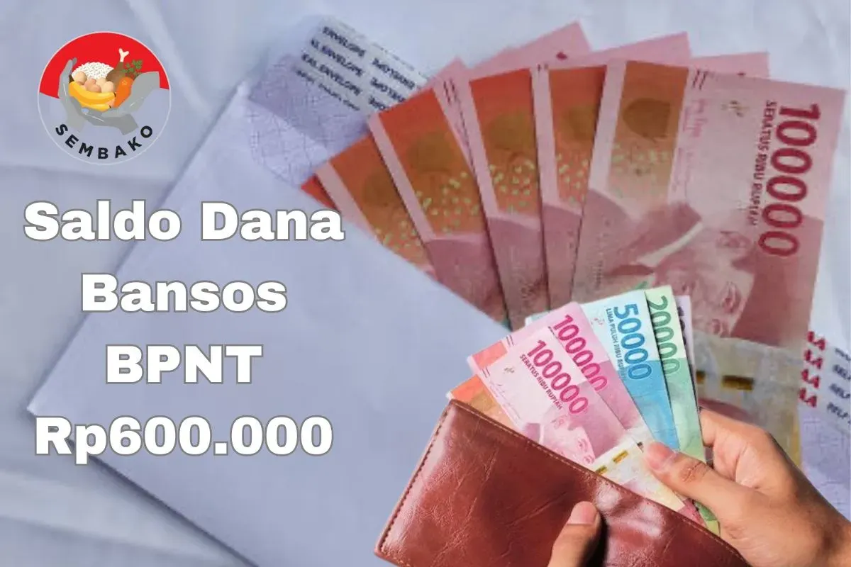 Segera cek NIK KTP Anda sekarang ada saldo dana bansos Rp600.000 dari BPNT siap disalurkan.