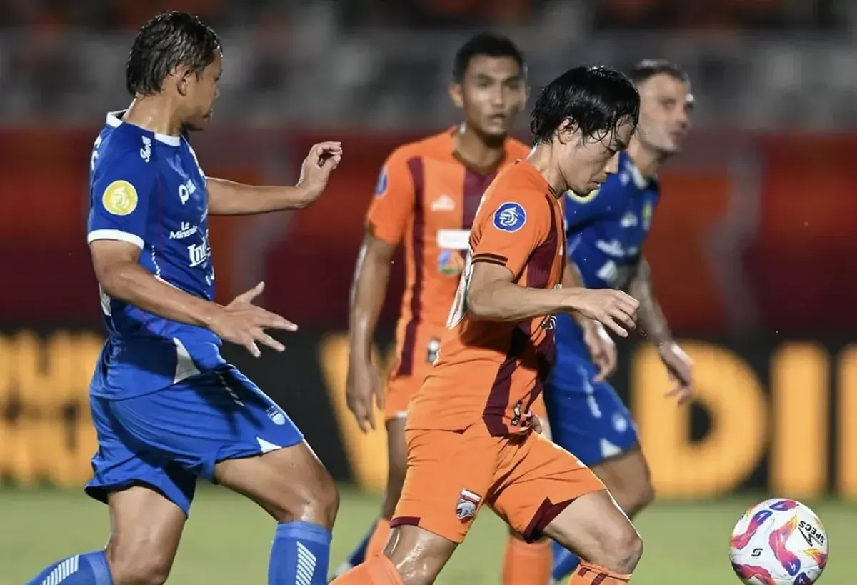 Laga Borneo FC vs Persib Bandung di Liga 1 2024-2025 berakhir 2-2. (Sumber: Instagram/@borneofc.id)