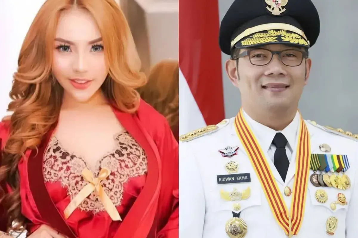 Lisa Mariana (kiri) dan Ridwan Kamil (kanan). (Sumber: Kolase foto Instagram/@lisamarianaaa dan @ridwankamil)