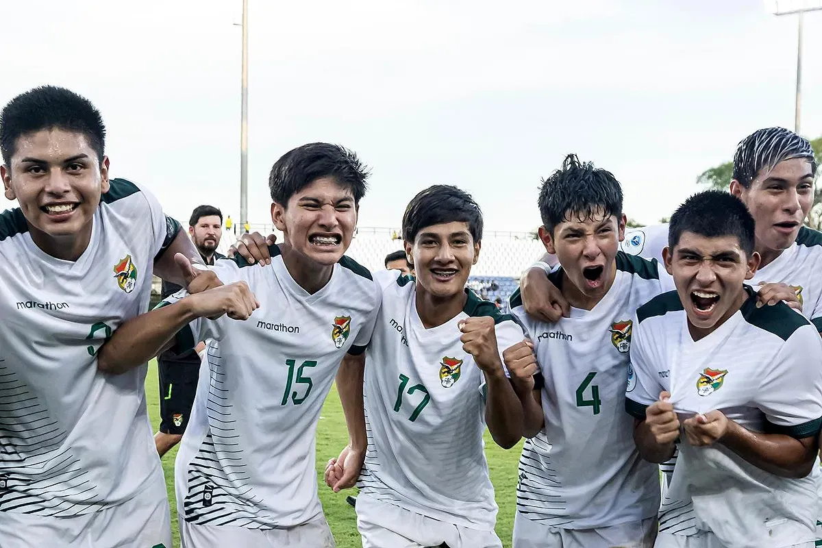 Timnas Bolivia U-17 memastikan lolos ke Piala Dunia U-17 2025. (Sumber: Instagram @conmeboltorneos)