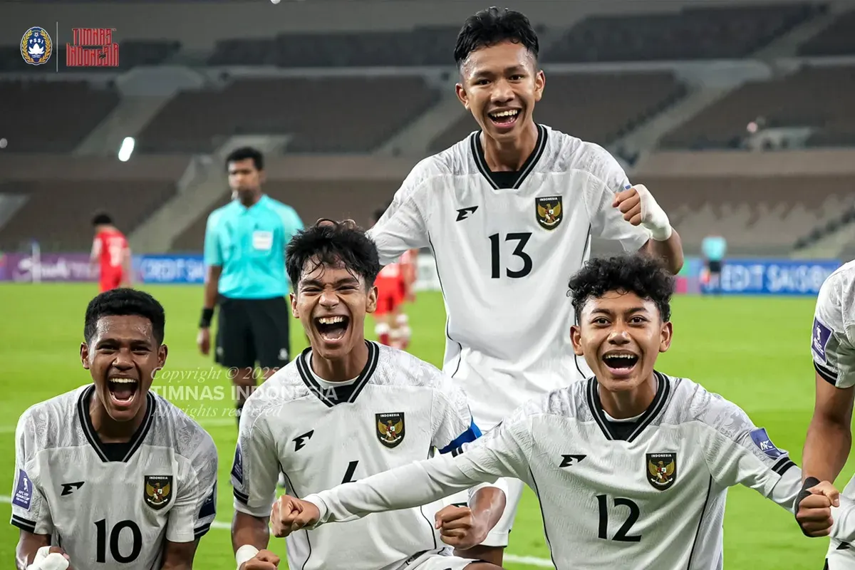 Jadwal Timnas Indonesia di perempat final Piala Asia U-17 2025. (Sumber: X @TimnasIndonesia)
