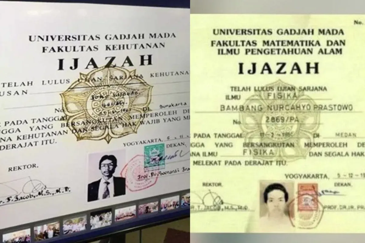 su keaslian ijazah Presiden ke-7 Republik Indonesia, Joko Widodo (Jokowi). (Sumber: Istimewa)