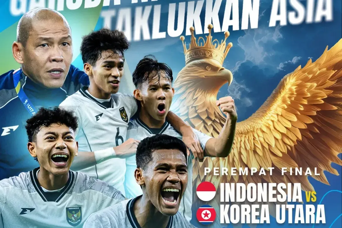 Nobar Timnas Indonesia U-17 vs Korea Utara. (Sumber: Instagram @rctisports)