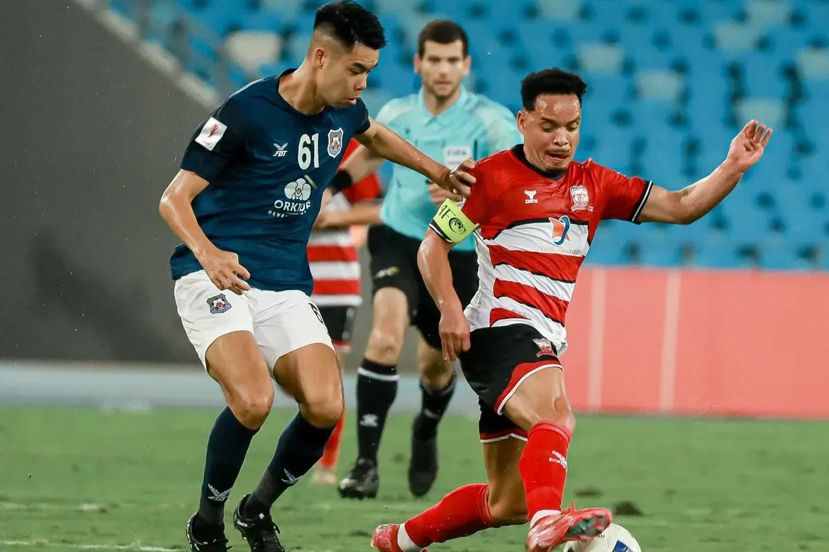 Link Live Streaming Madura United vs Svay Rieng di semifinal AFC Challenge League. (Sumber: Instagram @maduraunited.fc)