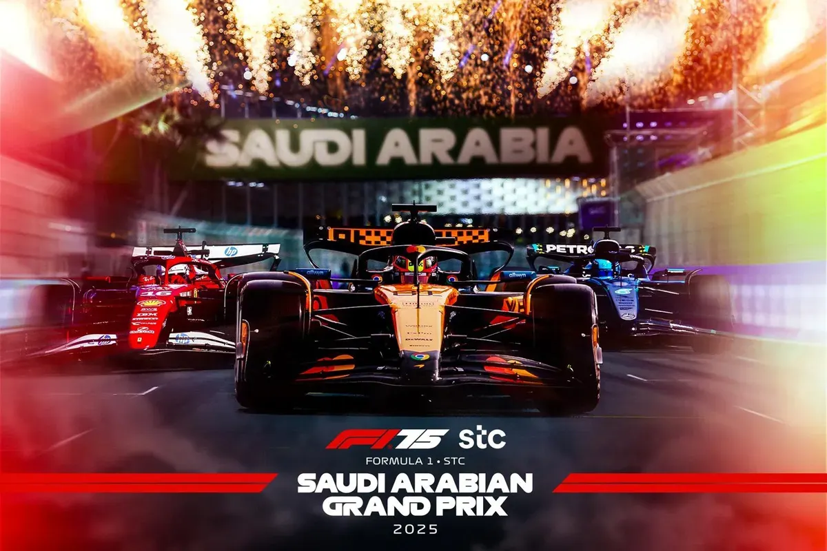 F1 GP Saudi Arabia 2025. (Sumber: Instagram @f1)