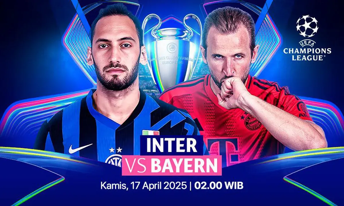 Live streaming Inter Milan vs Bayern Munchen. (Sumber: Vidio)