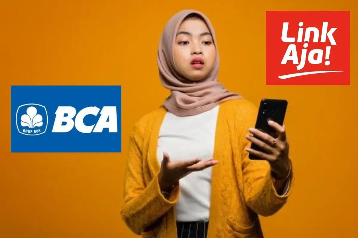 Cara transfer saldo LinkAja ke BCA. (Sumber: Poskota/Syania Nurul Lita Baikuni)