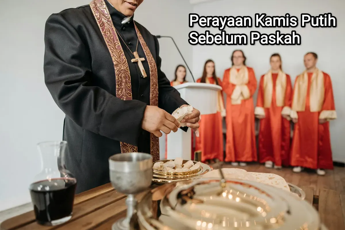 Ilustrasi. Perayaan Kamis Putih yang merupakan bagian dalam Pekan Suci sebelum Hari Paskah. (Sumber: Pexels/Pavel Danilyuk)