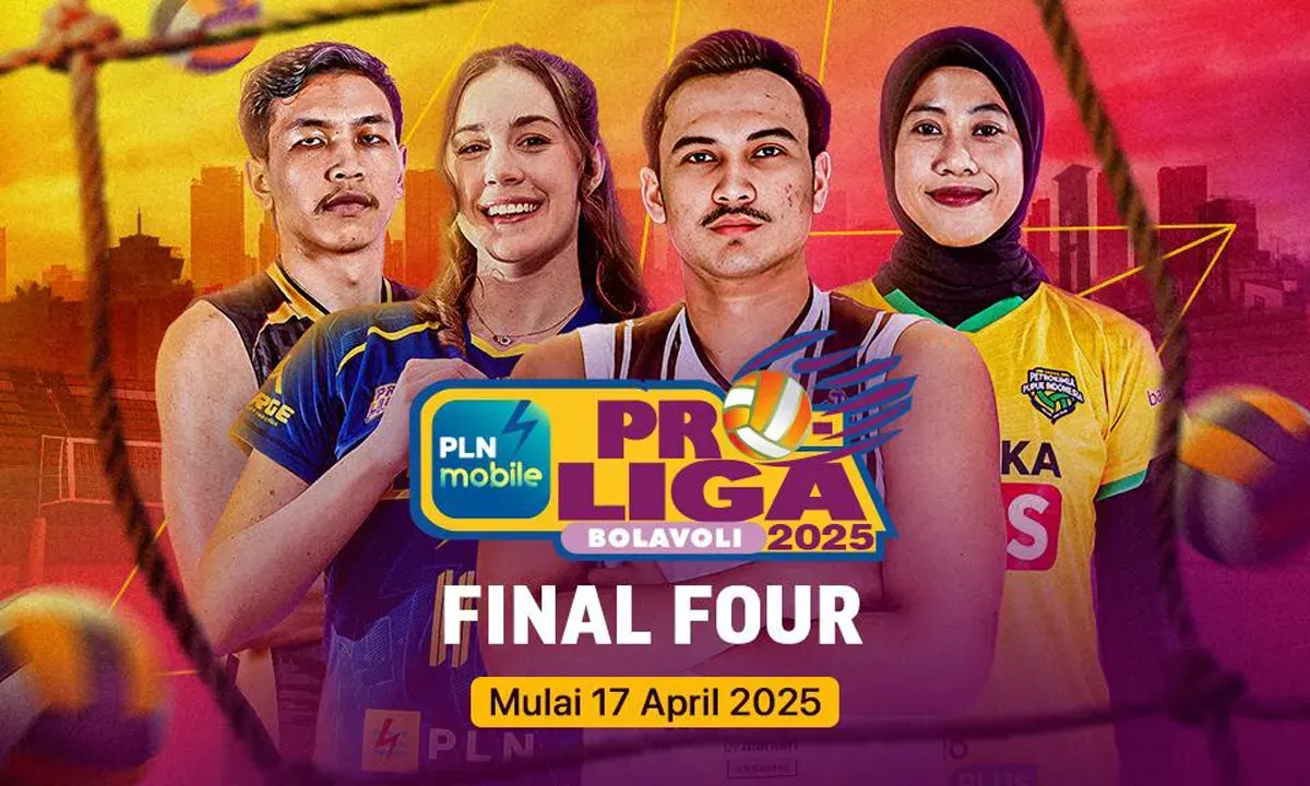 Live streaming final four Proliga 2025 Popsivo Polwan vs Enduro dan LavAni vs Bhayangkara Presisi. (Sumber: Vidio)