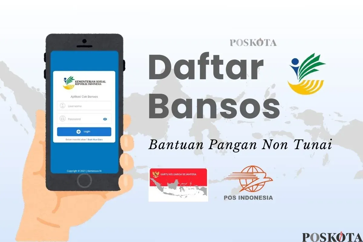 Informasi pendaftaran bansos BPNT 2025. (Sumber: Poskota/Della Amelia)