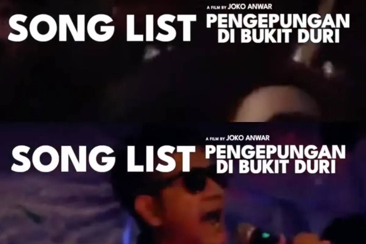Ilustrasi daftar OST Pengepungan di Bukit Duri. (Sumber: Instagram/@jokoanwar)