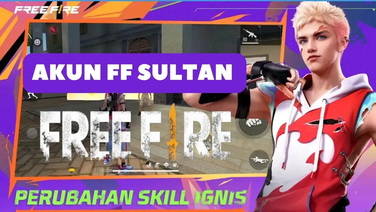 Akun FF gratis bundle item skin shotgun SG2 gratis di bulan April 2025. (Garena)