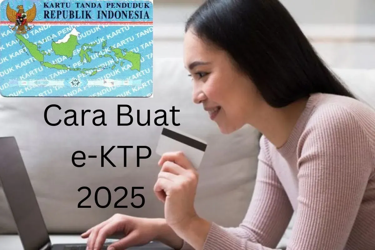 Berikut cara membuat e-KTP 2025 lewat HP. (Sumber: Poskota/Gabriel Omar Batistuta)