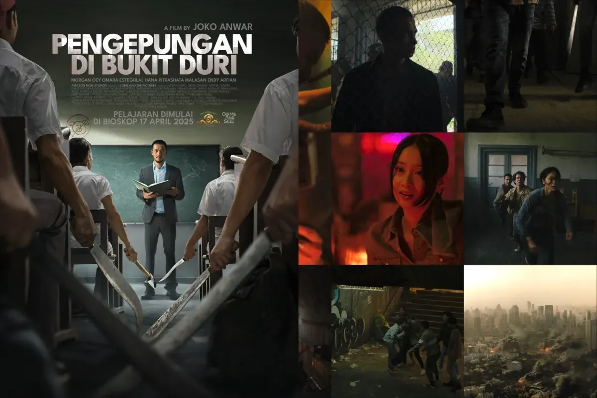 Poster dan adegan dari film Pengepungan di Bukit Duri. (Sumber: X/@jokoanwar)