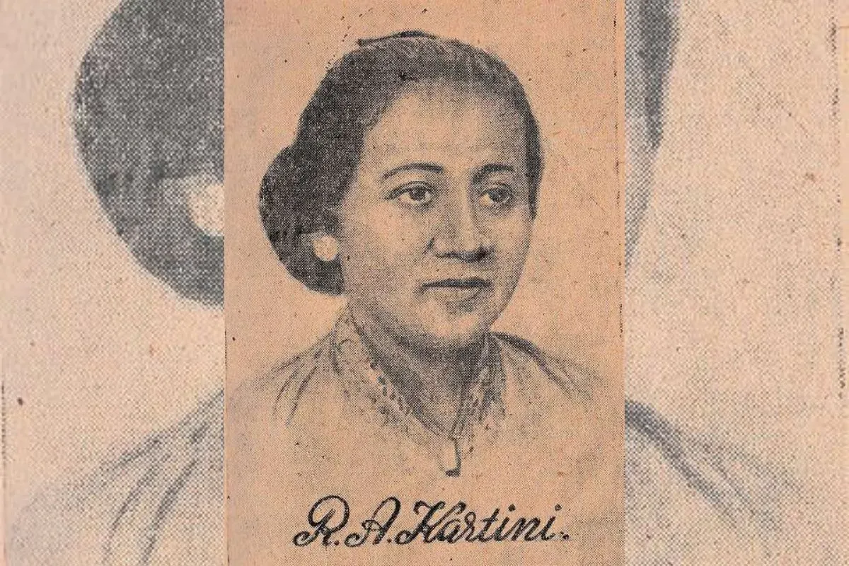 Profil Raden Ajeng Kartini atau R.A. Kartini yang dikenal sebagai pahlawan wanita Indonesia. (Sumber: PICRYL)