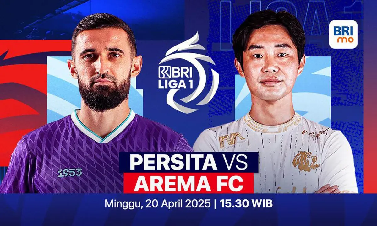 Link live streaming Persita Tangerang vs Arema FC. (Sumber: Vidio)