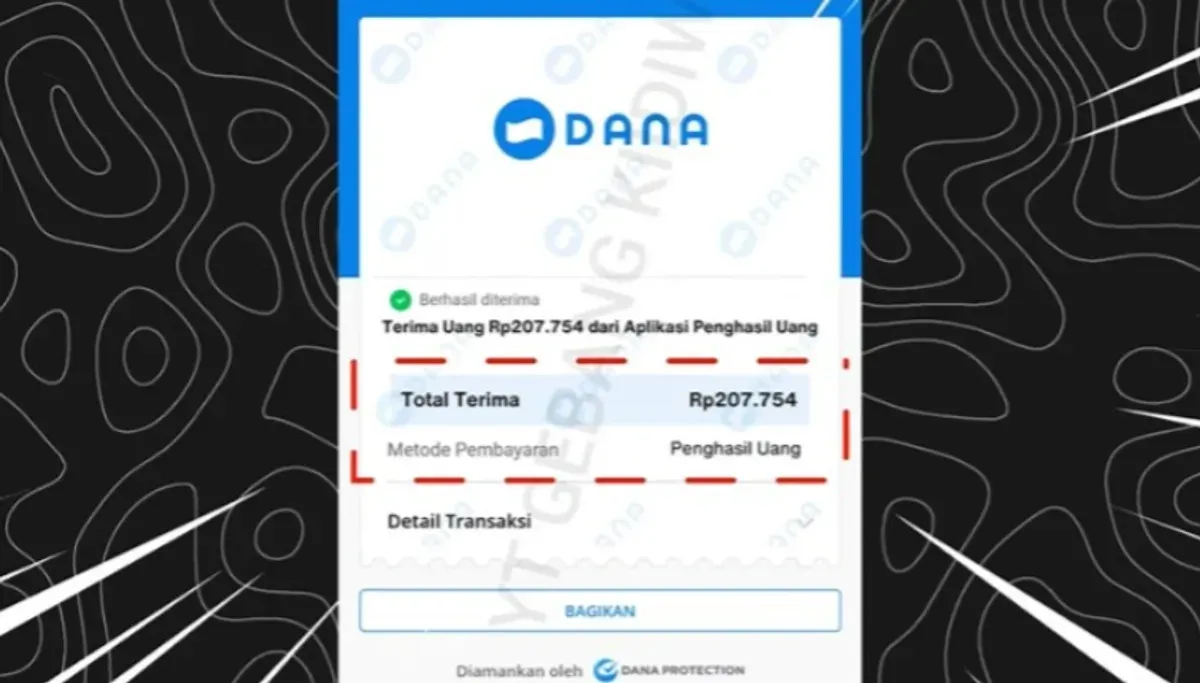 Putar musik, baca berita, langsung cuan! Gak perlu undang teman, saldo DANA Rp200 ribu bisa masuk hari ini juga. (Sumber: Youtube Gebang Kiidiw)