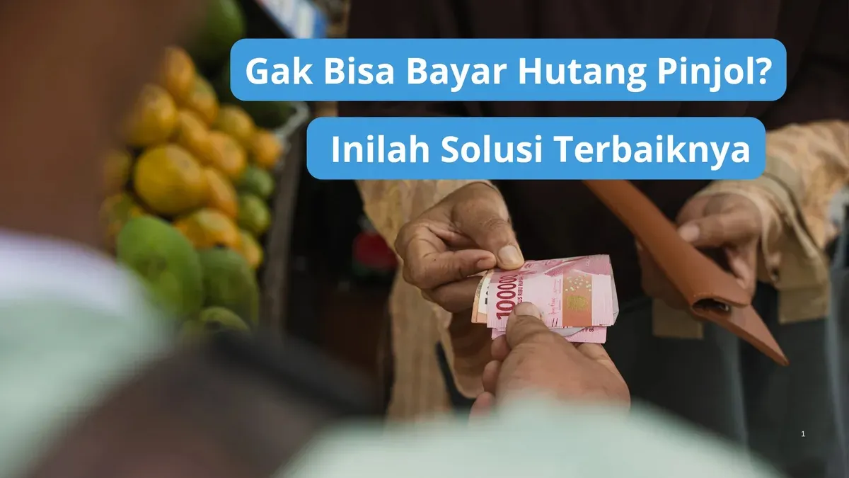 Gak bisa bayar hutang atau galbay pinjol? Inilah solusi terbaiknya. (Canva)