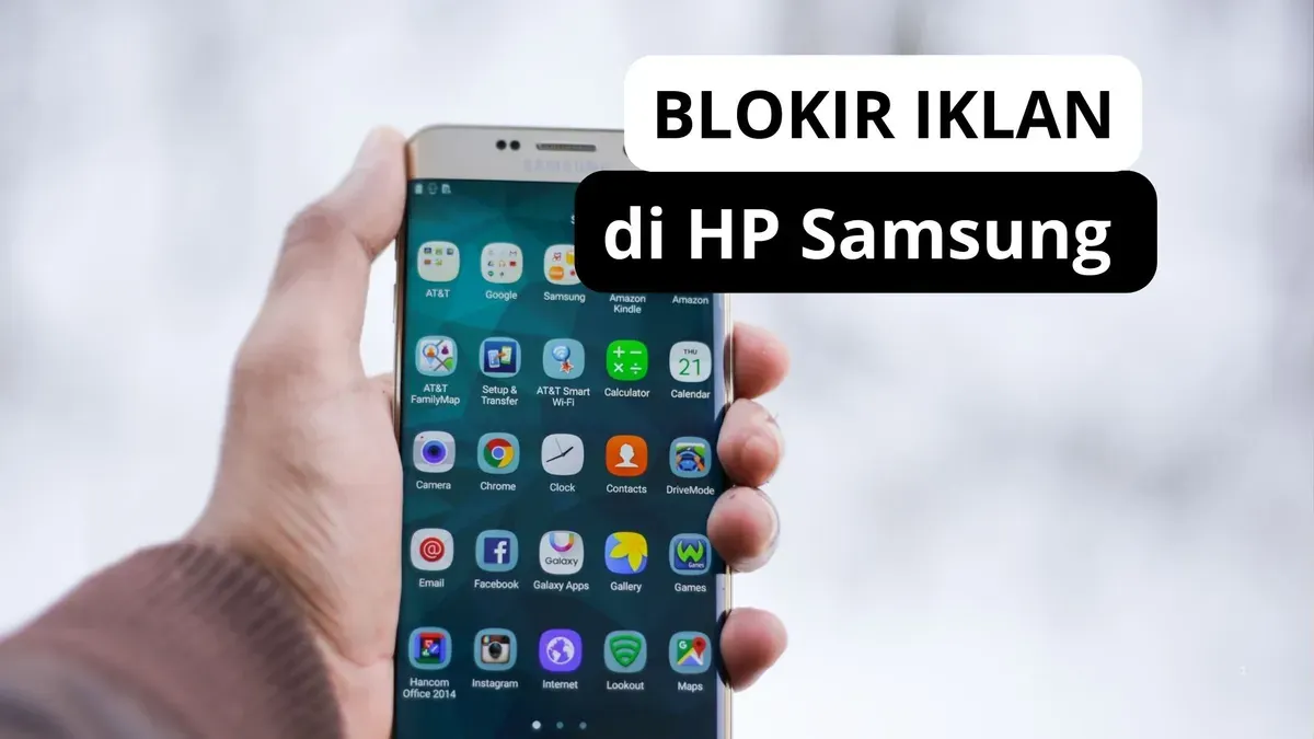 Cara hilangkan iklan di HP Samsung. (Canva)