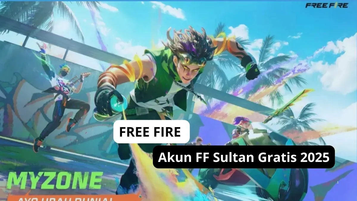 Klaim akun FF sultan gratis 2025. (Garena)