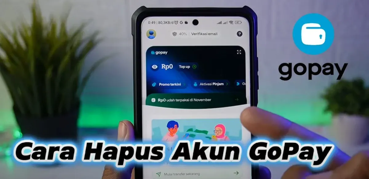 Gini cara hapus akun GoPay tapi masih ingin pakai nomor yang sama atau nomor masih tetap bisa dipakai ulang. (Sumber: Youtube Cara Tutorial Com)