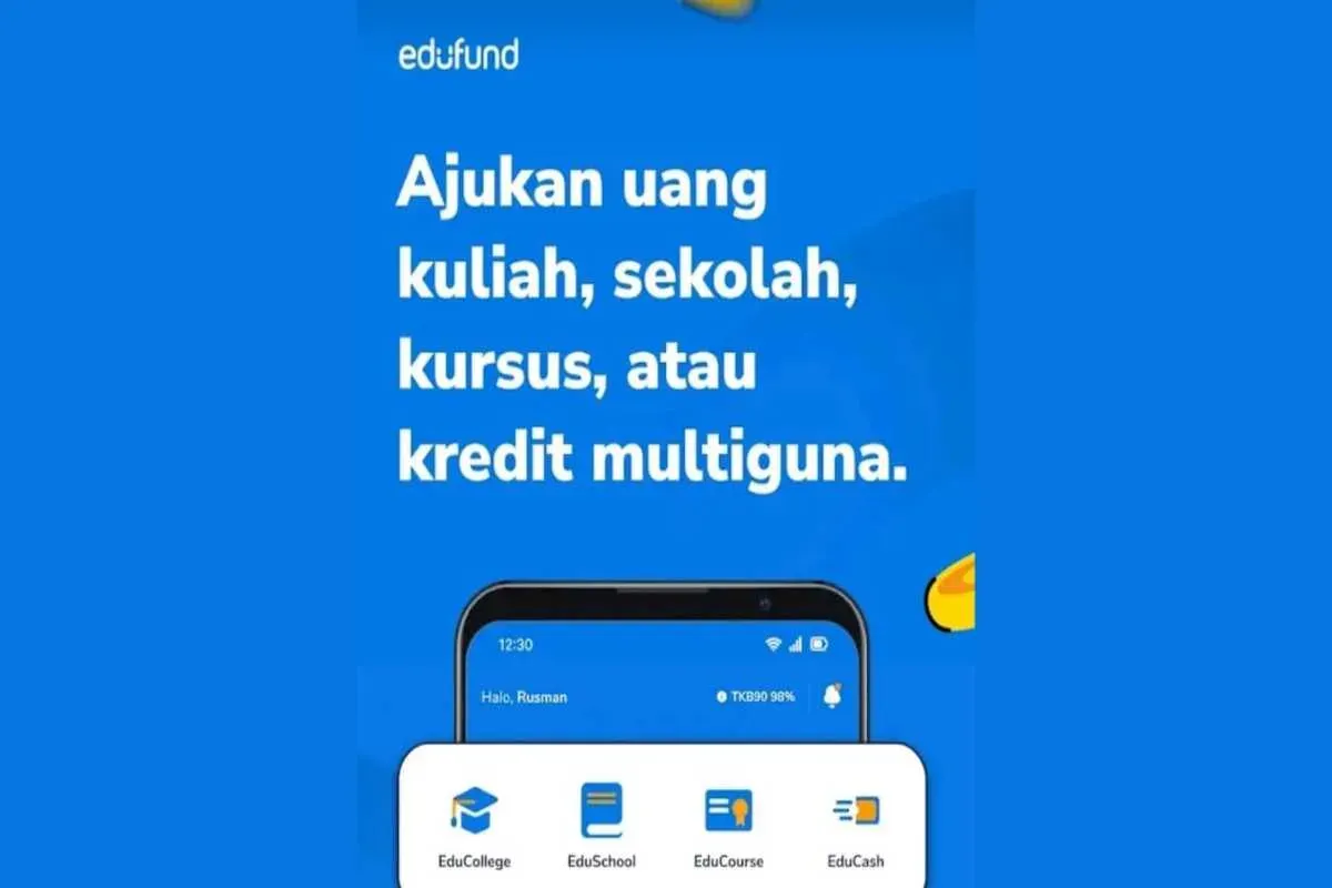 Ilustrasi pinjaman daring Edufund. (Sumber: Play Store/Edufund)