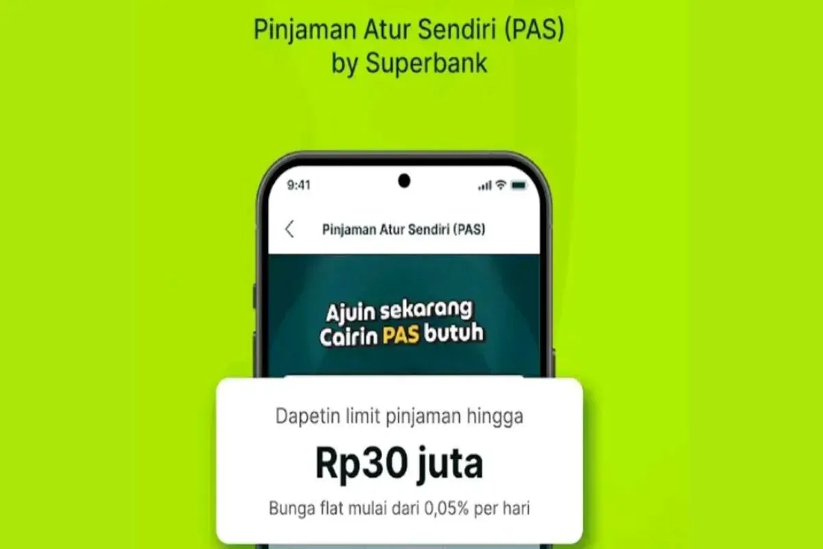 Ilustrasi - Simak cara mengajukan pinjaman daring di aplikasi Superbank. (Sumber: Play Store/Superbank)