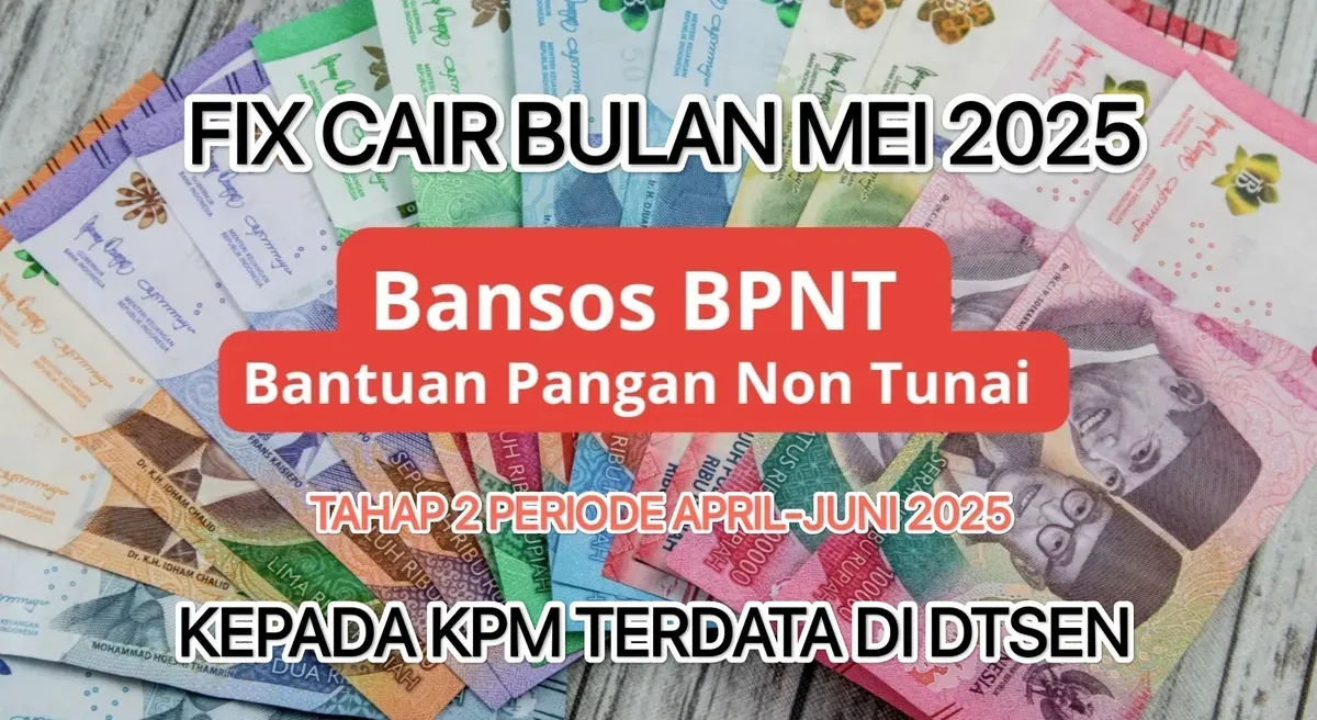 Penyaluran bansos BPNT tahap 2 periode 2025 akan dilaksanakan pada bulan Mei mendatang. (Canva)