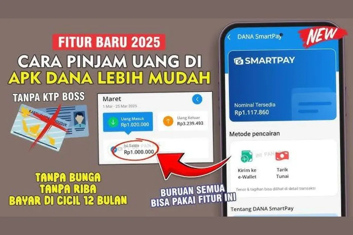 Cara pinjam uang DANA Darurat lewat DANA Premium mudah tanpa syarat KTP, gak perlu Pindar lagi. (Sumber: YouTube/ini panjol)