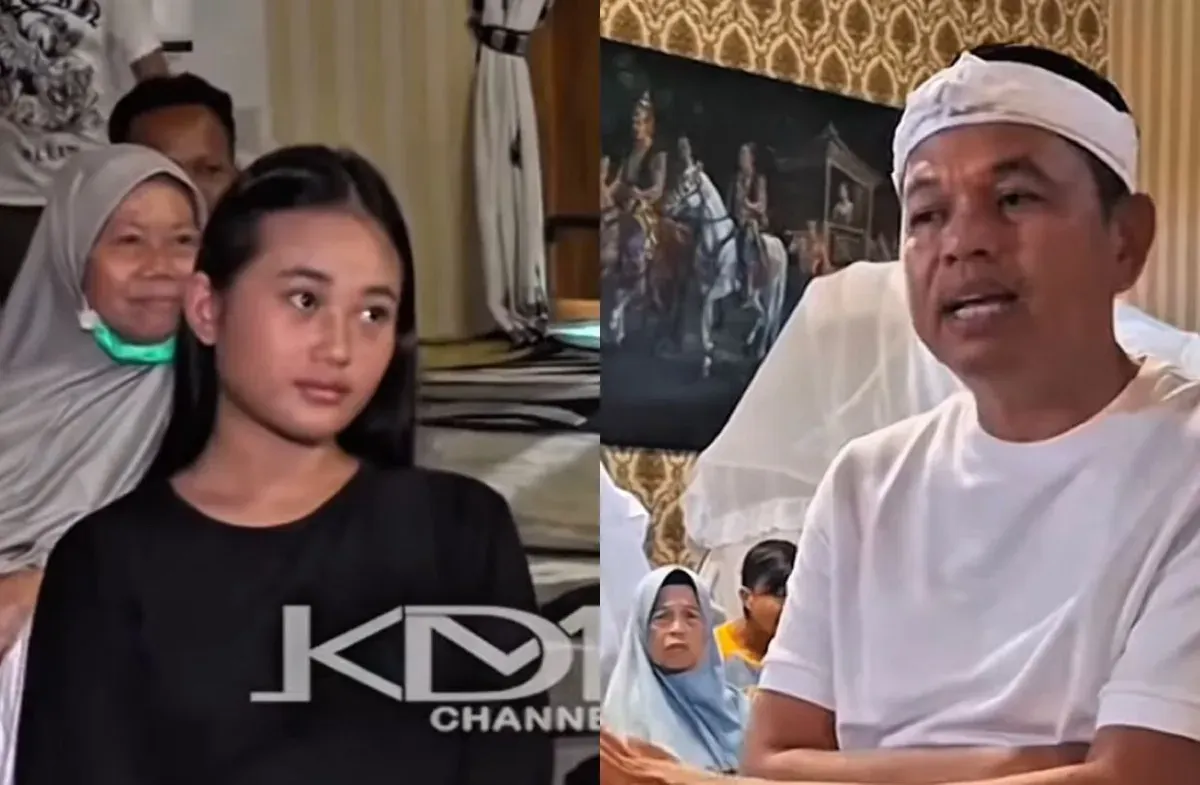 Aura Cinta dan Gubernur Jawa Barat, Dedi Mulyadi. (Sumber: Instagram/@dedimulyadi71)
