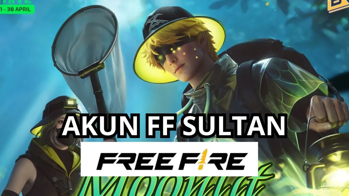 Akun FF sultan 2025 gratis berisi skin senjata SG2 Free Fire. (Canva)