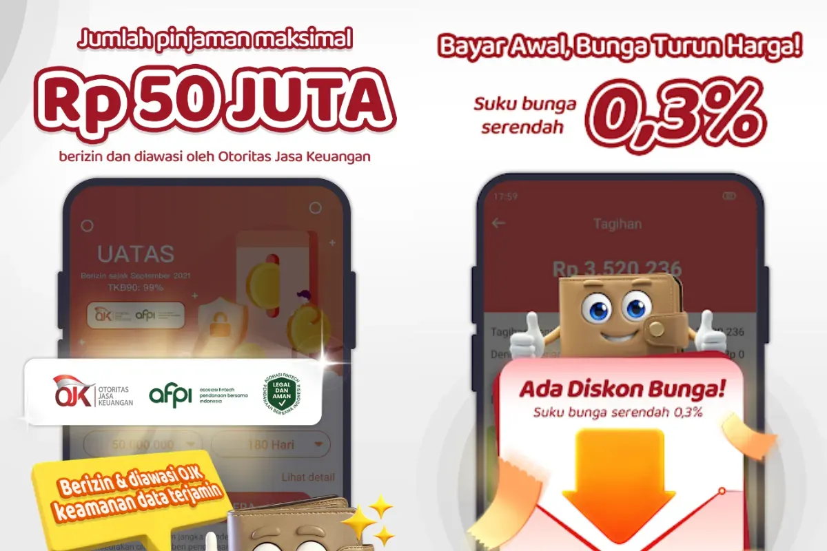 Ilustrasi pinjol atau pindar Uatas. (Sumber: Poskota/Dzikri)