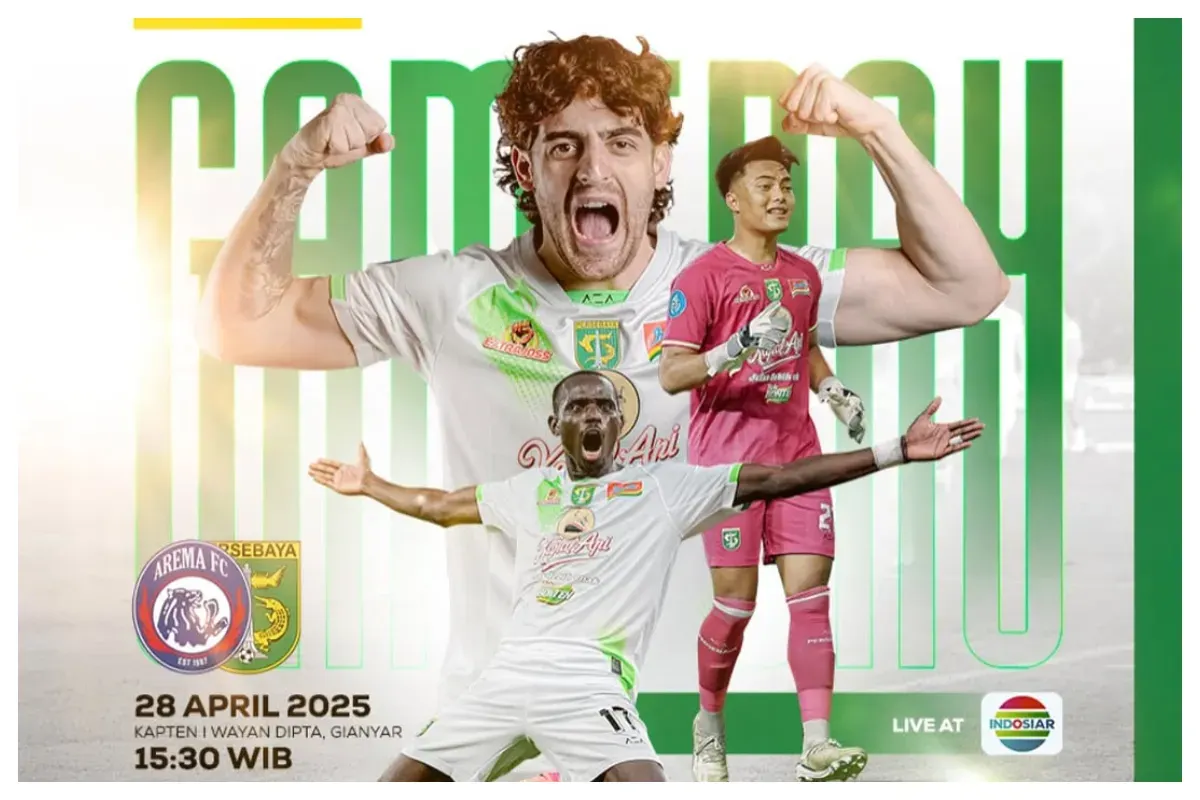 Link live streaming BRI Liga 1: Arema FC vs Persebaya Surabaya jam 15.30 WIB. (Sumber: Instagram/officialpersebaya)