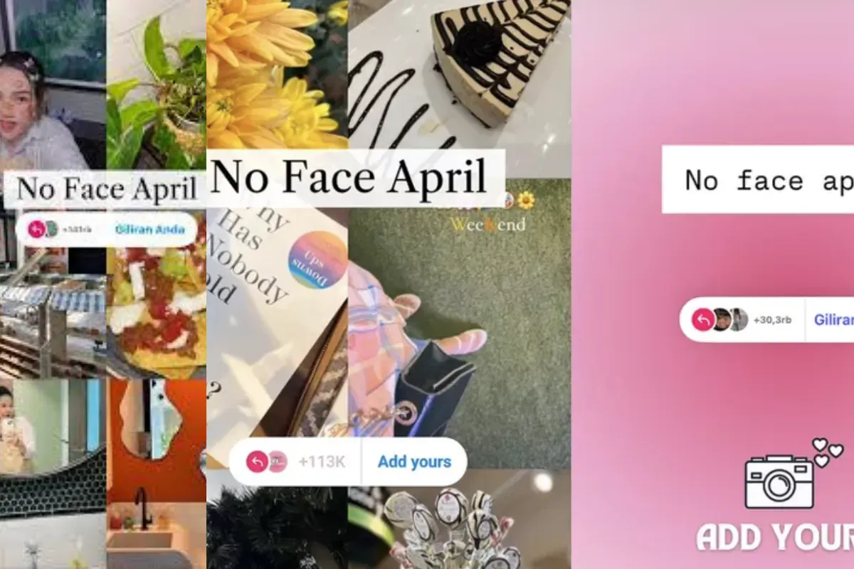 Mengabadikan momen tanpa menunjukkan wajah? Ikuti tren No Face April di Instagram dan bagikan fotomu tanpa identitas (Sumber: Instagram)