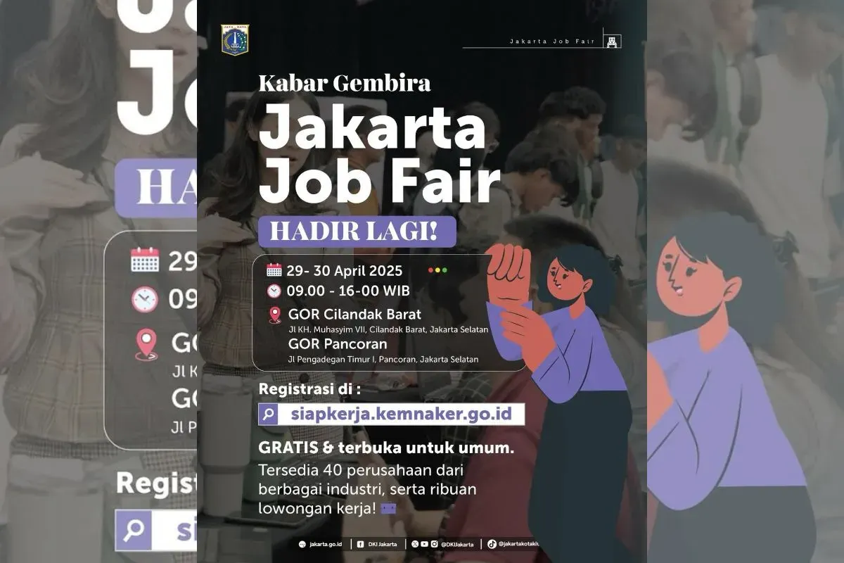 Jakarta Job Fair 2025. (Sumber: Instagram/dkijakarta)