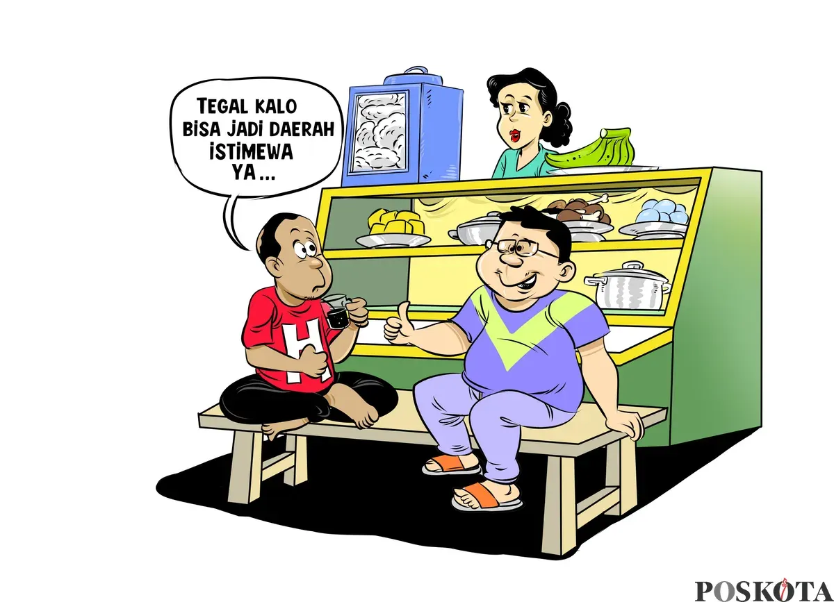 Obrolan Warteg: Daerah Istimewa, Komen Wamensesneg Keren (Sumber: Poskota/Arif Setiadi)