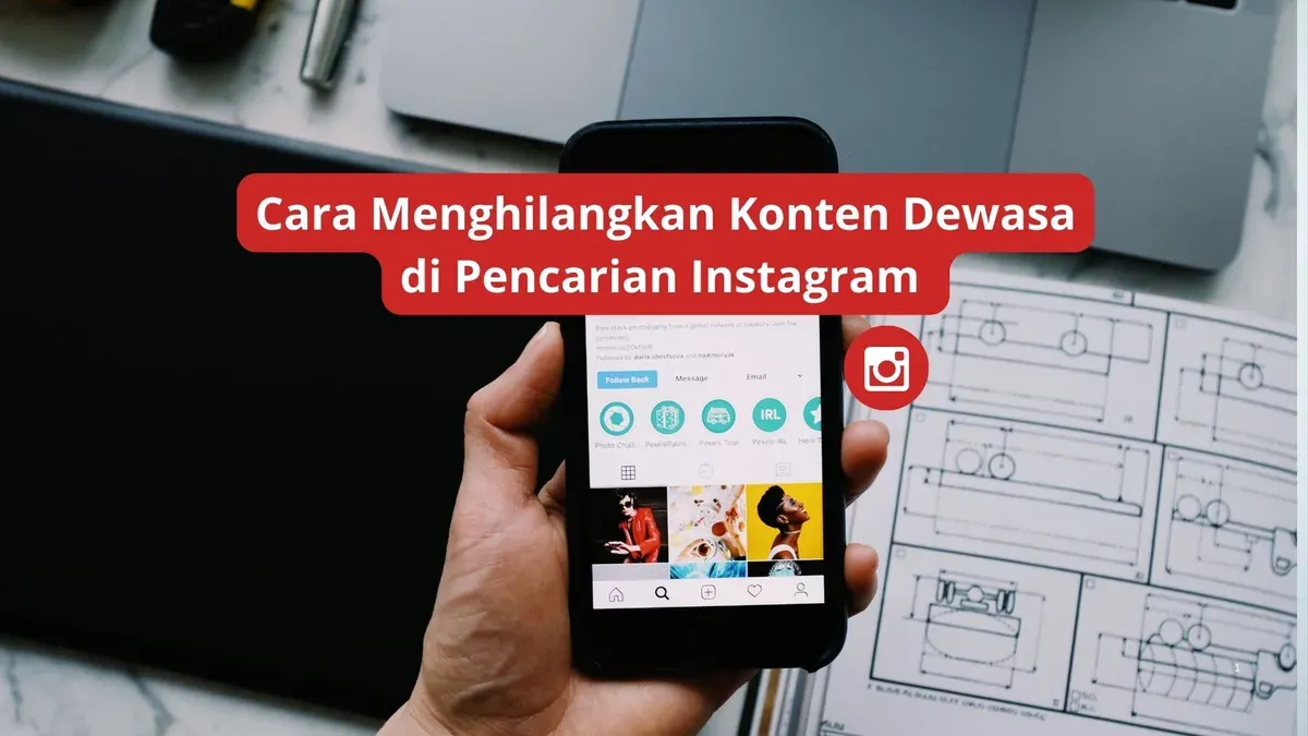 Cara hilangkan konten dewasa di Instagram. (Canva)