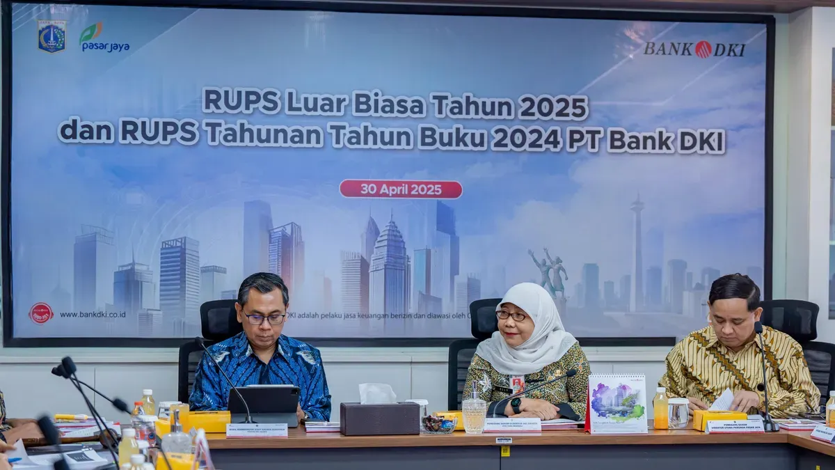 RUPS Luar Biasa Tahun 2025 dan RUPS Tahunan Tahun Buku 2024 PT Bank DKI. (Sumber: Dok. Bank DKI)
