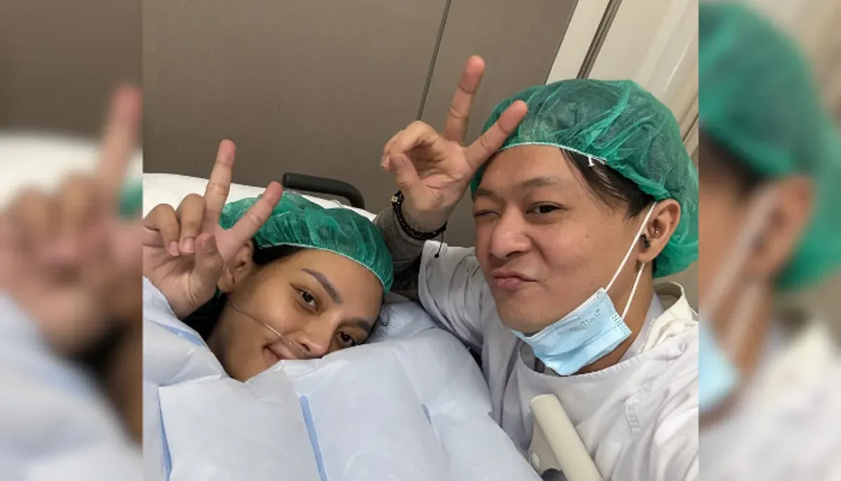 Momen DJ Bravy temani Erika Carlina proses persalinan (Sumber: Instagram/@bravyson.vconk)