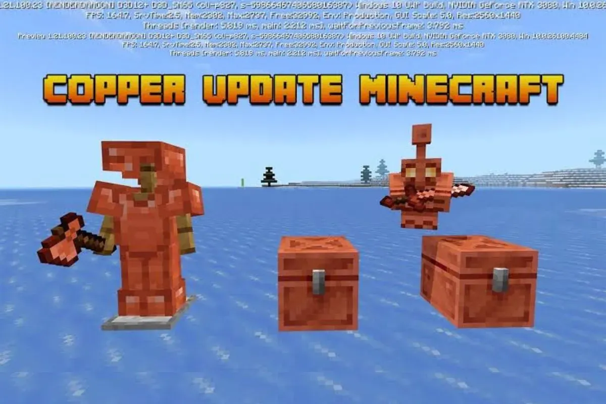 Minecraft Copper Update versi terbaru, cek di sini. (Sumber: YouTube/Hydro Foam)