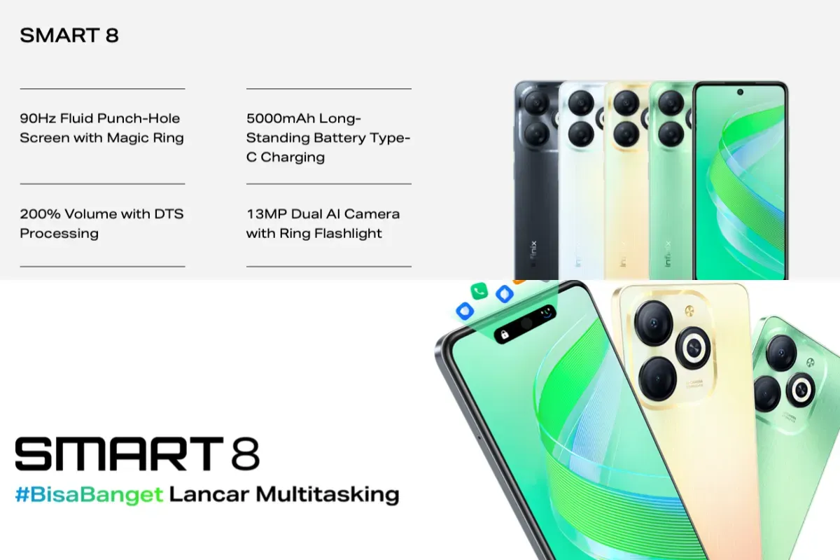 HP Android murah cuman Rp1 jutaan yang punya desain mirip iPhone, cek rekomendasinya!. (Sumber: Infinix)