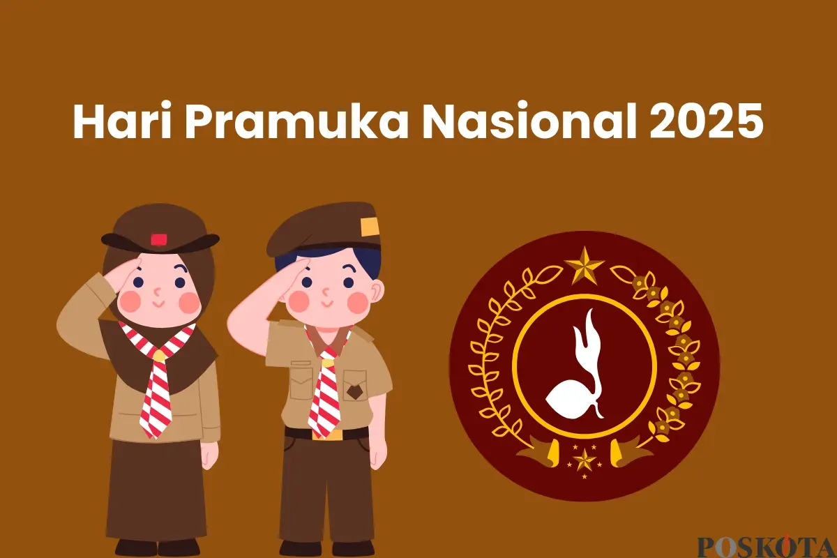Hari Pramuka Nasional 2025: Sejarah, Tema, Logo, dan Maknanya (Sumber: Canva/Edited Muhammad Ibrahim)